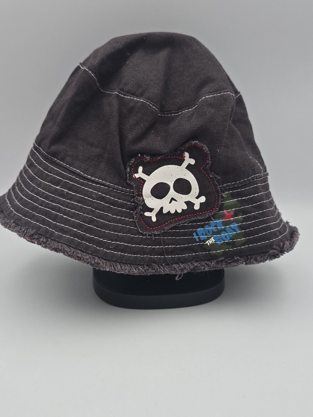 Jumping Beans Skull Pirate Bucket Hat Size 6-18M